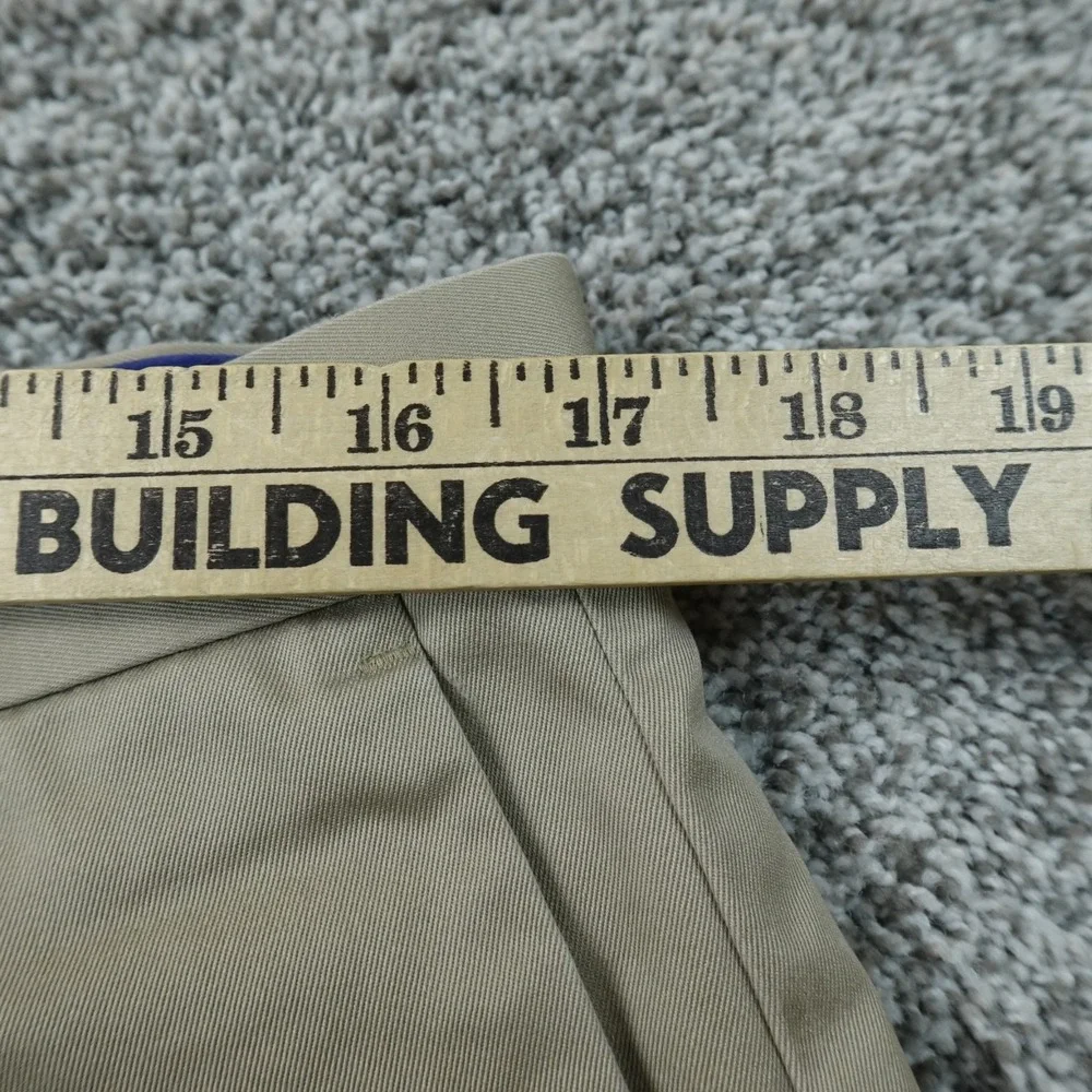 Banana Republic Pants Mens 34X34 Beige Brown Chino Trouser Slim Fit Flat Front